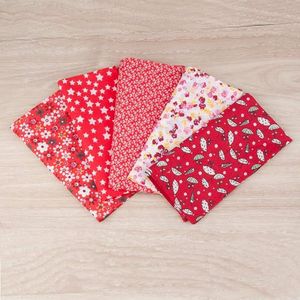 dames bloemen zakdoeken van puur katoen rood stoffen zakdoeken voor dagelijks gebruik 5/10 stuks 36 x 36 cm Moederdagcadeau