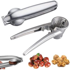 Kastanjetang, Kastanjeclip, Walnotentang, Notenkraker Walnoten, Kastanjensnijder, Metalen notenkraker, Hazelnootopener, Walnotentangopener, Keukengerei Gedroogd Fruitopener (2 stuks)