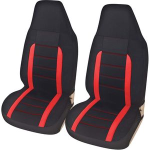 Autostoelhoezen Voorstoelen Emmer Stoelhoezen Auto Eendelige autostoelbeschermer Interieur Universele pasvorm Autostoelhoezen Autostoelhoes voor autostoelaccessoires, Rood