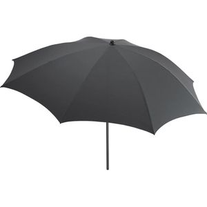 Parasol - UV-bescherming 50+ voor balkon tuin terras zomer - titanium afwerking knikvoorziening draaivergrendeling incl. draagtas, grijs