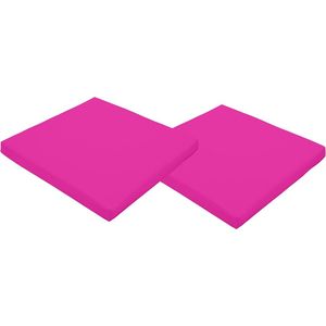 Tuin antislip stoelbekleding, hypoallergeen, waterbestendig, dikke bekleding met veilige banden voor binnen en buiten, tuinstoelbekleding 50 x 44 cm (roze, 2)