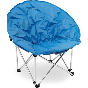 Moon Chair vouwstoel rond - XXL campingstoel outdoor klapstoel - campingstoel met tas - visstoel vouwstoel - klapstoel diverse kleuren