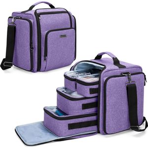 Make Up Bag for Cosmetics Accessories, purple, Make up bag