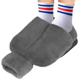 Voetwarmer, warmwaterkruik voor voeten, 2-in-1 warmwaterkruik voor de voeten, 2 liter voetwarmwaterkruik zonder stroom, warmtekruik voor pijnverlichting, warmwaterkruik voor thuis, kantoor en outdoor,