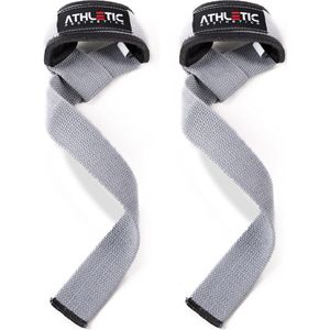 professionele straps (gevoerd) - 55 cm lengte voor krachttraining, bodybuilding & fitness - voor mannen en vrouwen