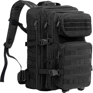 Militaire tactische rugzak, 40 liter, grote capaciteit, 3 dagen legerAssault Pack Bag Go Bag rugzak voor wandelen, jagen, trekking en kamperen en andere outdooractiviteiten