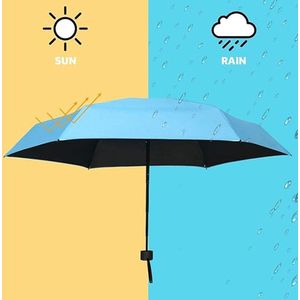 Opvouwbare paraplu, zonnecaplu, mini-zakparaplu, lichtgewicht en compact, winddicht, paraplu, ideaal voor verschillende buitenactiviteiten