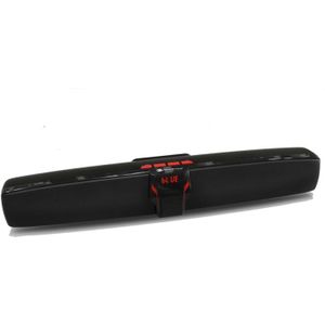 Rixing NR7017 TWS Draagbare 10W Stereo SoundBar Bluetooth Speaker met Microfoon (Zwart)
