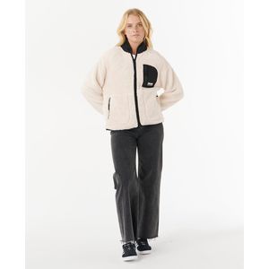 Rip Curl Shore Break Polar Fleece - Off White/Black