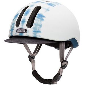 Nutcase Metroride - L/XL - Shibori Stripe helm, wit, X-large