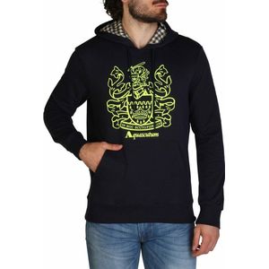 Aquascutum - Qmf 006L0 - Hoodie - Blauw - Katoen