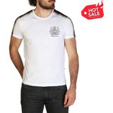 Aquascutum - QMT017M0-01 - T-shirt - Wit - Heren