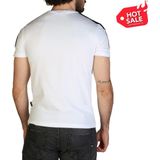 Aquascutum - QMT017M0-01 - T-shirt - Wit - Heren