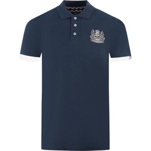 Aquascutum Elegante Katoenen Poloshirt Met Contrasterend Logo Embleem