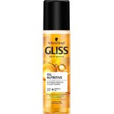 Schwarzkopf - Gliss Oil Nutritive - Balsem - 200 ml - Voor Onhandelbaar Haar