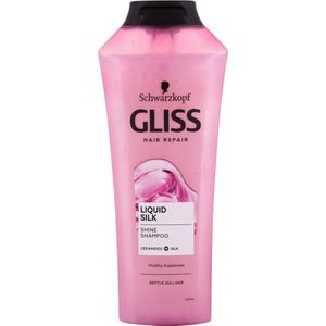 Schwarzkopf - Gliss Liquid Silk - Shampoo - 400 ml - Voor Versterking en Glans