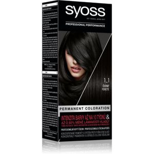 Syoss Color Pernamente Haarkleuring Tint 1-1 Black