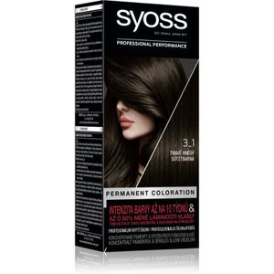 Syoss Color Pernamente Haarkleuring Tint 3-1 Dark Brown