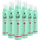 6x Taft True Volume Mousse Mega Strong 200 ml