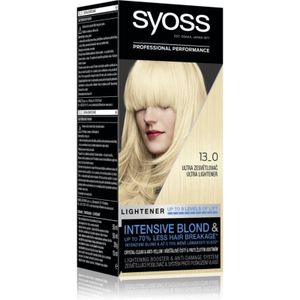 Syoss Intensive Blond ontkleuringsmiddel om het haar te blonderen Tint 13-0 Ultra Lightener