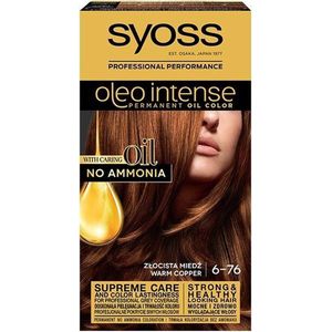Syoss Oleo Intense - Haarkleuring - Warm Copper - 1 st