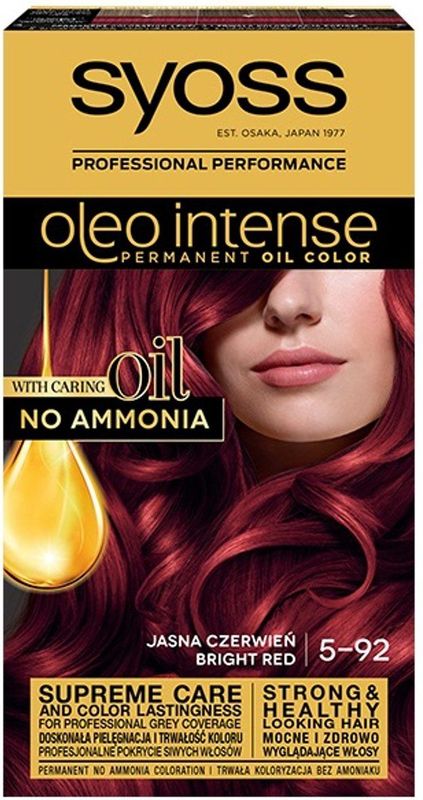 Syoss - Oleo Intense - Haarkleuring - Bright Red - 1 st