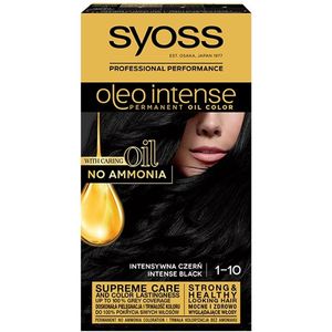 Syoss - Oleo Intense - Haarkleuring - Tint 1-10 Intense Black - 1 st