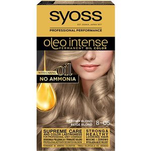 Syoss - Oleo Intense - Haarkleuring - 8-05 Beige Blond - Met Olie