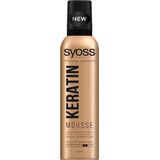 Syoss - Keratin Mousse - Styling Mousse - 250 ml - Met Keratine