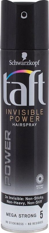 Schwarzkopf - Taft Power Invisible - Haarlak - Transparant - 250 ml