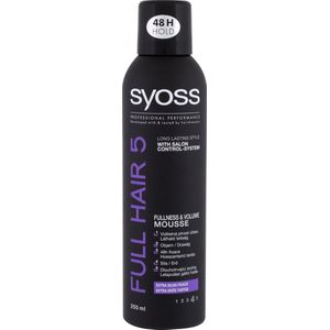 Syoss - Full Hair 5 - Styling Mousse - Extra Sterke Fixatie - 250 ml