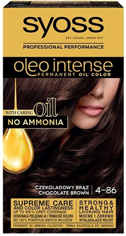 Syoss - Oleo Intense - Haarkleuring - 4-86 Chocolate Brown - 1 st