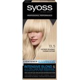 Syoss Intensive Blond ontkleuringsmiddel om het haar te blonderen Tint 13-5 Platinum Lightener