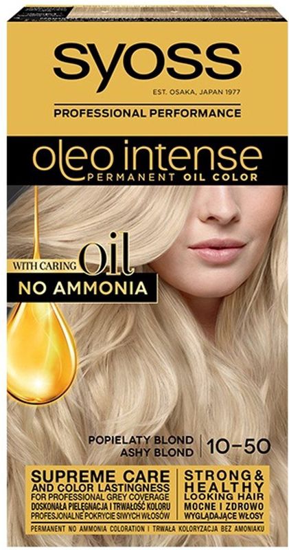 Syoss - Oleo Intense - Haarkleuring - Light Ashy Blond - 1 st