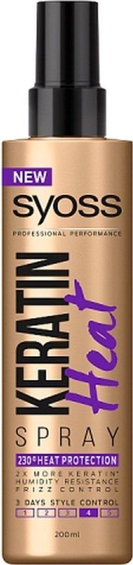 Syoss - Keratin - Beschermende Spray - 200 ml - Hitte Styling