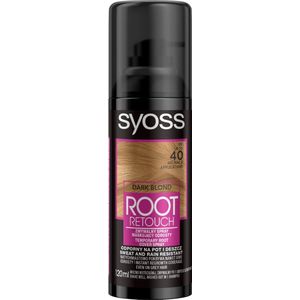 Syoss Root Retoucher Getinte Uitgroei Verf in Spray Tint Dark Blonde 120 ml