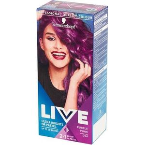 Schwarzkopf - LIVE Ultra Brights or Pastel - Haarkleuring - Paars