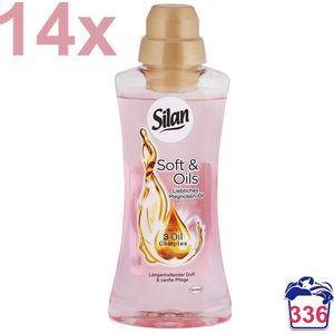 SILAN - Soft & Oils - Magnolia Oil concentraat - Wasverzachter - 14x 600ml - 336 Wasbeurten - Voordeelverpakking