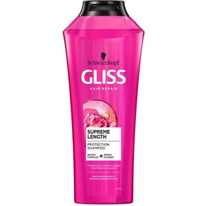 Schwarzkopf - Gliss Supreme Length - Shampoo - 400 ml