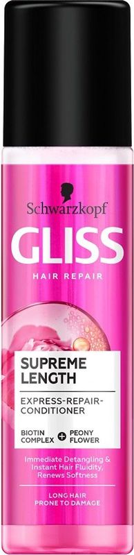 Schwarzkopf - Gliss Supreme Length - Herstellende Balsem - 200 ml - Leave-in Conditioner