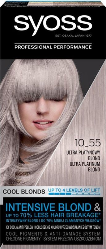 Syoss - Permanent Cool Color - Haarkleuring - Ultra Platinum Blond - 1 st
