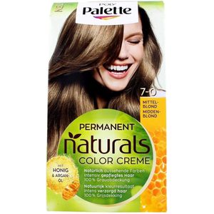 Poly Palette - Haarverf - Middenblond 7-0 - 115ml