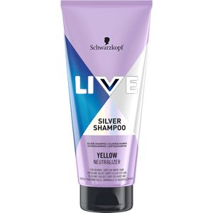 Schwarzkopf - LIVE Silver - Shampoo - 200 ml - Neutraliseert Gele Tinten