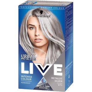 Live Urban Metallic haarverf U71 Metallic Zilver