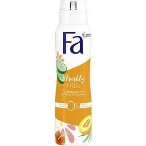 Fa - Deodorant - Spray - Fresh & Free - Cucumber & Melon Scent - 6 x 150ml