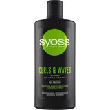 Syoss - Curls & Waves - Shampoo - 440 ml - Veganistisch