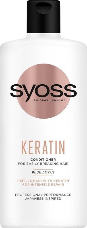 Syoss - Keratin Conditioner - 440 ml - Voor Breekbaar en Gestrest Haar