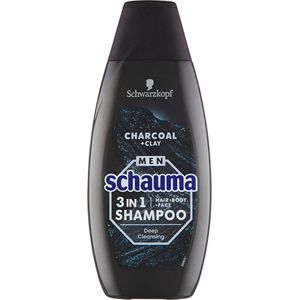 Schwarzkopf - Schauma MEN - Douchegel & Shampoo 2in1 - Actiefkool - 400 ml