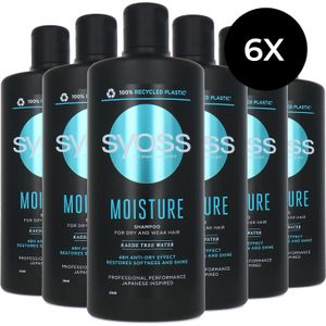 6x Syoss Shampoo Men ��– Moisture 440 ml