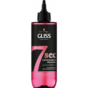Schwarzkopf Gliss 7 Seconds Express Hair Repair Treatment, Colour Perfector, Instant haarmasker voor gekleurd en gemarkeerd haar, 200 ml (1 stuks)